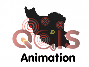 earthquake animation by QGIS dan